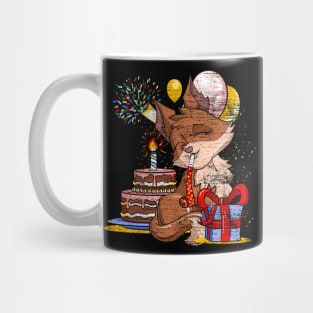 Birthday Party Nature Fox Lover Forest Animal Cute Fox Mug